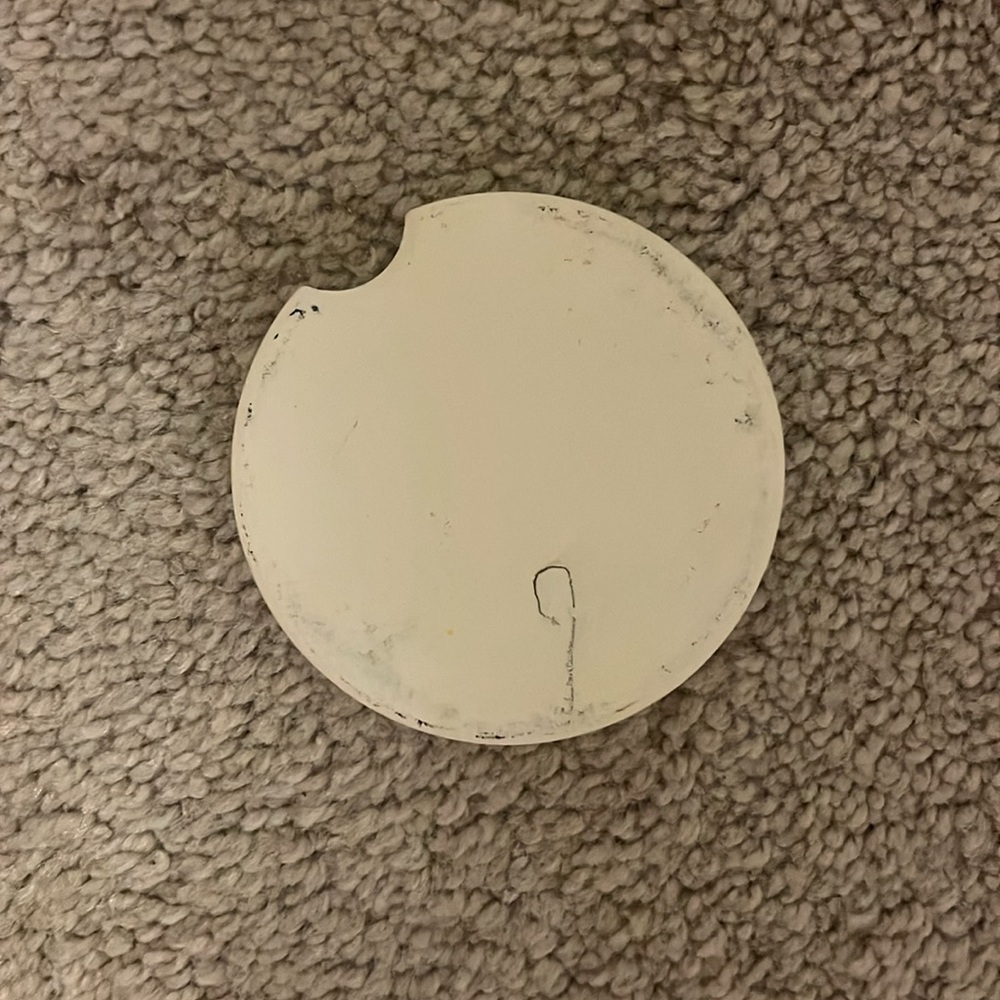 Ceramic "F" Car Coaster - Picture 2 of 2